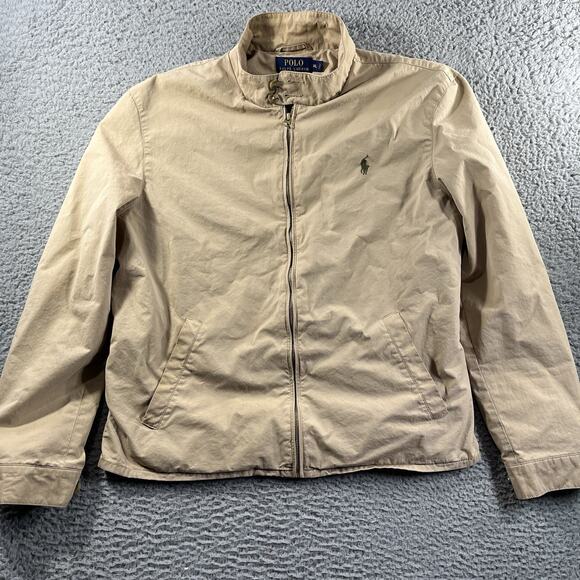 Ralph Lauren Other - VTG Polo Ralph Lauren Harrington Jacket XL Tan Bi-Swing Windbreaker Talon Zip